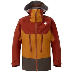 S.I.O 3L HARD SHELL JACKET DW4FWB52M (RDBW)シエナレッド×バークブラウン Mサイズ [スキーウェア ジャケット メンズ]