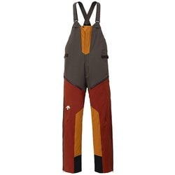 S.I.O INSULATED BIB PANTS DW4FLP53M RDBW エレクトリックレッド×バークブラウン Mサイズ [スキーウェア パンツ メンズ]