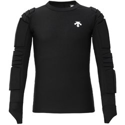 GIANT SLALOM INNER PAD SHIRT DW4FUD68U BK01 ブラック Sサイズ [スキー ミドルウェア メンズ]