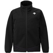 SOFT SHELL×i2C HYBLID WIND SHIELD RACE Jr. JACKET DW4FJK62J BK01 ブラック 160サイズ [スキー ミドルウェア ジュニア]