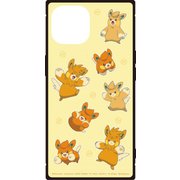 POKE-894D [iPhone 15/14/13用 スクエアガラスケース ポケットモンスター オレンジ]