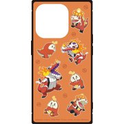 POKE-895B [iPhone 15 Pro用スクエアガラスケース ポケットモンスター レッド]