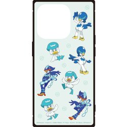 POKE-895C [iPhone 15 Pro用スクエアガラスケース ポケットモンスター ブルー]