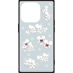 POKE-895E [iPhone 15 Pro用スクエアガラスケース ポケットモンスター グレー]