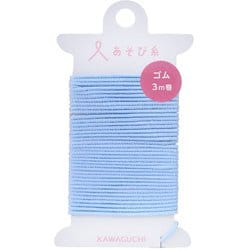 15-448 [あそび糸 ゴム ブルー 3m巻]