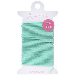 15-450 [あそび糸 ゴム グリーン 3m巻]