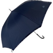 長傘 雨晴兼用 70cm ジャンプ式 8本骨 強力撥水 グラスファイバー骨 耐風 UVカット率90%以上 ネイビー 684234