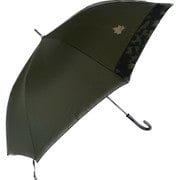長傘 雨晴兼用 70cm ジャンプ式 8本骨 強力撥水 グラスファイバー骨 耐風 UVカット率90%以上 カーキ 684334