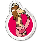 57324 [お菓子ステッカー クリア たら子 Calbee カルビー じゃがりこ キリン]