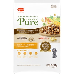 コンボピュア ドッグ 厳選チーズ・国産鶏肉入り [犬用 ドライフード 600g（300g×2袋） 成犬用 総合栄養食]