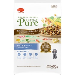 コンボピュア ドッグ 野菜・厳選チーズ入り [犬用 ドライフード 600g（300g×2袋） 成犬用 総合栄養食]