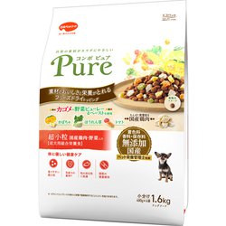 コンボピュア ドッグ 超小粒 [犬用 ドライフード 1.6kg（400g×4袋） 成犬用 総合栄養食]