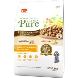 コンボピュア ドッグ 厳選チーズ・国産鶏肉入り [犬用 ドライフード 1.6kg（400g×4袋） 成犬用 総合栄養食]