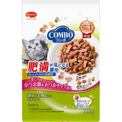 コンボ キャット 肥満が気になる猫用 まぐろ味・かつお節・かつおチップ添え [猫用 ドライフード 600g（120g×5袋） 成猫用 総合栄養食]