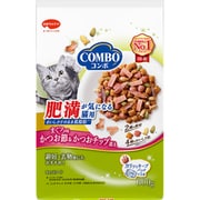 コンボ キャット 肥満が気になる猫用 まぐろ味・かつお節・かつおチップ添え [猫用 ドライフード 600g（120g×5袋） 成猫用 総合栄養食]