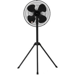 樹脂三脚型工業扇 43.5cm 簡単組み立て 工具不要 省エネ 風量3段階 高さ調節可 ブラック CFF435TPAK