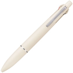 JETSTREAM（ジェットストリーム） 多機能ペン 4&1 Lite touch ink搭載 ボール径：0.5mm インク色：4色（黒・赤・青・緑） シャープペン芯径：0.5mm 本体色：メローホワイト MSXE5LS05.1