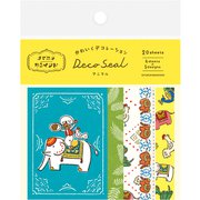 限定 Wa-Life デコシール ナマステゆるインド アニマル QA26