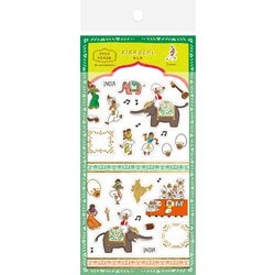 限定 Wa-Life 箔押しシールシート ナマステゆるインド みんな QS202