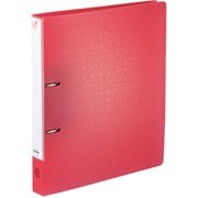 CUBE FIZZ リングファイル ツイストリング スマートスリム A4 ピンク F7006-12