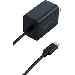 急速充電器 USB PD（パワーデリバリー）対応 USB-Cケーブル一体型 1.5m 20W 折りたたみプラグ ブラック MPA-ACCP6920BK
