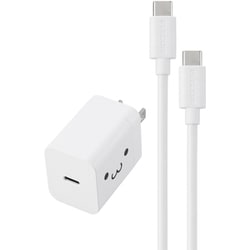 USB急速充電器 USB PD（パワーデリバリー）対応 20W USB-C×1 Type C端子ケーブル付き（長さ1.5m） 折りたたみプラグ しろちゃん MPA-ACCP7120WF