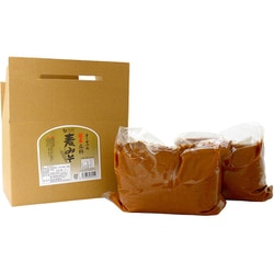9276 オーサワの国産立科麦みそ（箱入） 3kg（1㎏×3）
