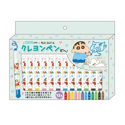 K1875B クレヨンしんちゃん ぬりえ付きクレヨンペン ミント [キャラクターグッズ]