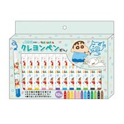 K1875B クレヨンしんちゃん ぬりえ付きクレヨンペン ミント [キャラクターグッズ]