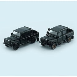 1/64 ウェザリング仕様 2台セット ディフェンダー ランドクルーザー ヨドバシ.com - BM CREATIONS 64B0338 1/64 ランドローバー