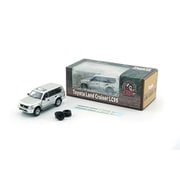 64B0350 1/64 トヨタ ランドクルーザー プラド LC95 シルバー RHD [ダイキャストミニカー]