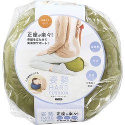 姿勢ハードクッション グリーン