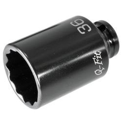 Q-Fit 1/2DR 36mm インパクトディープソケット 12角