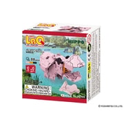 L006004 LaQ（ラキュー） アニマルワールド ミニ カバ [ブロック玩具]