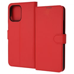 RT-XR12ELC1/R [Redmi 12 5G用 Like standard 手帳型レザーケース シンプル マグネット/レッド]