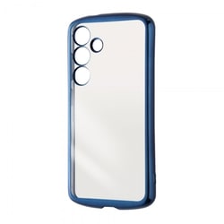 Galaxy S24用 Like standard 耐衝撃 精密設計 TPUソフトケース METAMORU/ブルー RT-GS24TC13/AM
