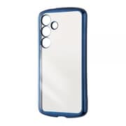 Galaxy S24用 Like standard 耐衝撃 精密設計 TPUソフトケース METAMORU/ブルー RT-GS24TC13/AM
