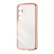 Galaxy S24用 Like standard 耐衝撃 精密設計 TPUソフトケース METAMORU/ピンクゴールド RT-GS24TC13/PGM