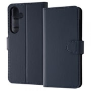 Galaxy S24用 Like standard 手帳型レザーケース シンプル マグネット/ダークネイビー RT-GS24ELC1/DN