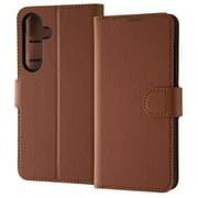Galaxy S24用 Like standard 手帳型レザーケース シンプル マグネット/ブラウン RT-GS24ELC1/DK