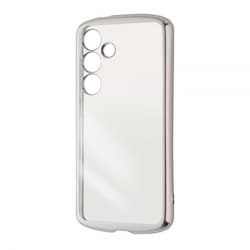 Galaxy S24用 耐衝撃 精密設計 TPUソフトケース METAMORU plus/シルバー IN-GS24TC13/SVM