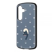 Galaxy S24用 超! 保護ケース MiA-collection/ネコ ネイビー IN-CGS24AC4/NK3