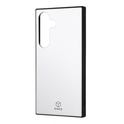 Galaxy S24用 耐衝撃 ハイブリッドケース KAKU/ホワイト INQ-GS24K3TB/W