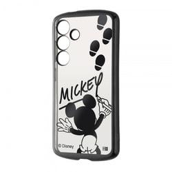 Galaxy S24用 ディズニー/精密設計 TPUソフトケース METAMORU/ミッキーマウスサイン メタリック IN-DGS24TC13B/MK13