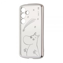 Galaxy S24用 ムーミン/精密設計 TPUソフトケース METAMORU/ムーミン星空 メタリック IN-AGS24TC13S/MT59