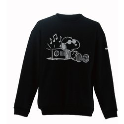 Peanuts Collaboration Crew SNMS2031 BK(ブラック) Sサイズ [スノーボード ウェア スウェット ユニセックス]
