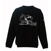 Peanuts Collaboration Crew SNMS2031 BK(ブラック) Sサイズ [スノーボード ウェア スウェット ユニセックス]