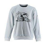 Peanuts Collaboration Crew SNMS2031 WH(ホワイト) XLサイズ [スノーボード ウェア スウェット ユニセックス]