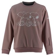 Peanuts Collaboration Crew SNMS2032 PK(ピンク) Mサイズ [スノーボード ウェア スウェット ユニセックス]