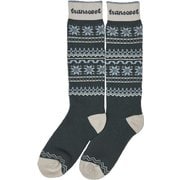 レディースソックス Ladies Socks TRK1003 グレー(GR) 22-25cm [スキーソックス レディース]